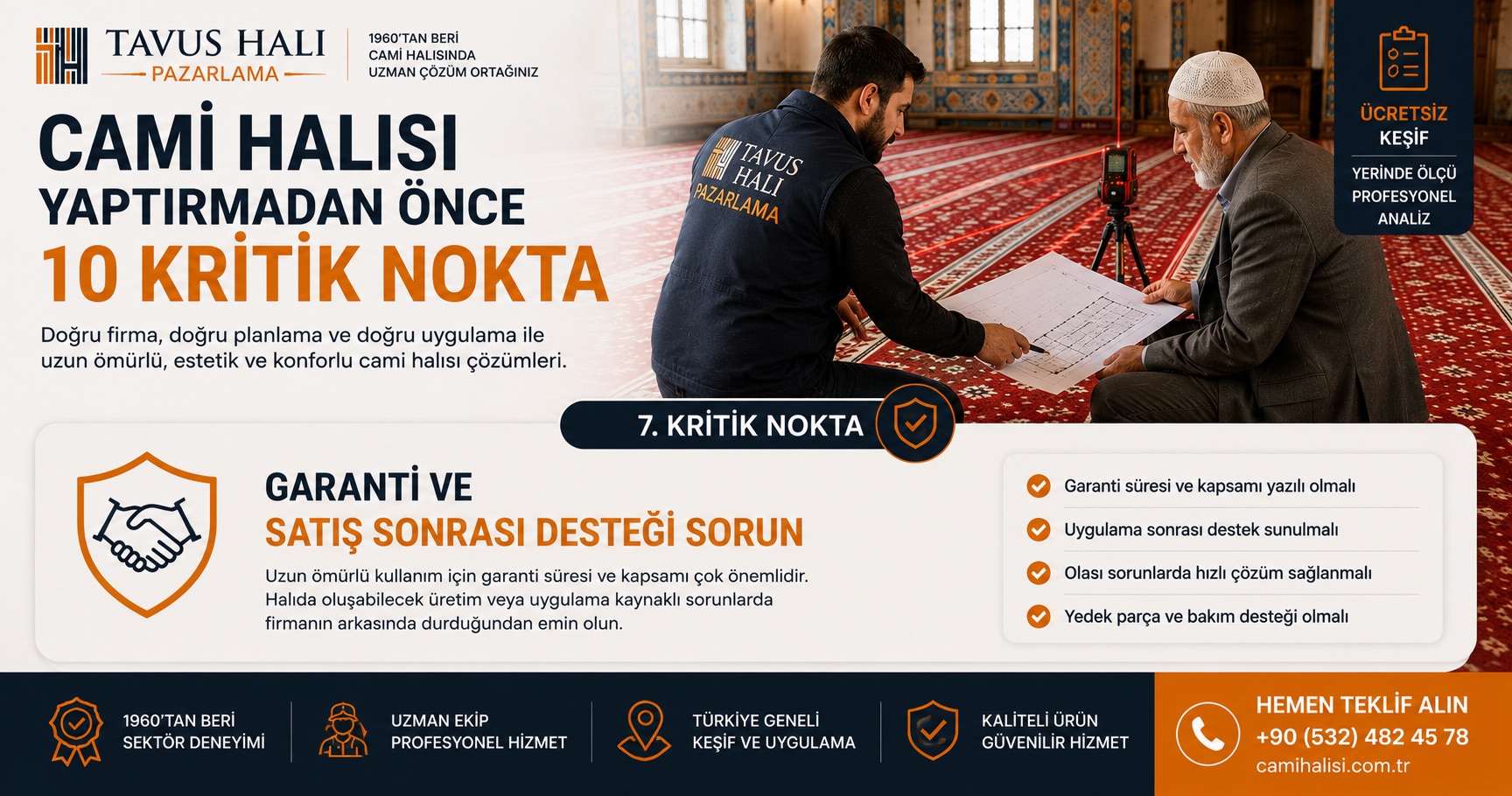 Doğru cami halısını seçin, uzun ömürlü ve güvenilir yatırım yapın.
